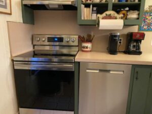 stainless steel kitchen appliances