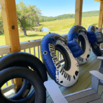 Tubes and rafts to float on your private pond