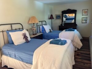 UGG Winter comforters in the 2nd floor twins bedroom