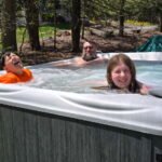 Family on the Hot tub